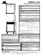 Предварительный просмотр 2 страницы Alto-Shaam 2800/S-RTM Specifications