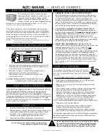 Preview for 2 page of Alto-Shaam 500-PV Operation And Care Manual