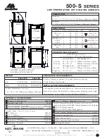 Предварительный просмотр 2 страницы Alto-Shaam 500-S Specification Sheet