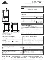 Предварительный просмотр 2 страницы Alto-Shaam 500-TH-II SERIES Specification Sheet