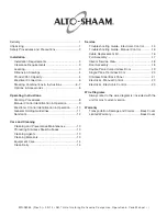 Preview for 2 page of Alto-Shaam AR-7H ELECTRONIC CONTROL Installation, Operation And Maintenance Manual