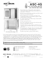 Предварительный просмотр 1 страницы Alto-Shaam ASC-4G Electronic Control Specification Sheet