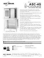 Preview for 1 page of Alto-Shaam ASC-4G Electronic Control Specifications