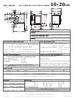 Предварительный просмотр 2 страницы Alto-Shaam COMBITOUCH SERIES 10 20ESG Specifications
