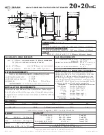 Предварительный просмотр 2 страницы Alto-Shaam COMBITOUCH SERIES 20 20ESG Specification Sheet