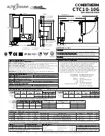 Предварительный просмотр 17 страницы Alto-Shaam CT CLASSIC CTC10-10E Installation Manual