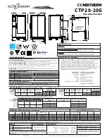 Предварительный просмотр 24 страницы Alto-Shaam CT CLASSIC CTC10-10E Installation Manual