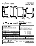 Предварительный просмотр 37 страницы Alto-Shaam CT CLASSIC CTC10-10E Installation Manual