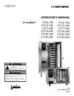 Alto-Shaam CT CLASSIC CTC10-10E Operator'S Manual preview