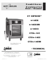 Alto-Shaam CT EXPRESS 4 10ESi Technical & Service Manual предпросмотр