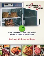 Предварительный просмотр 1 страницы Alto-Shaam ecosmart Electronically Operated Ovens Product Manualline