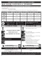 Предварительный просмотр 34 страницы Alto-Shaam ecosmart Electronically Operated Ovens Product Manualline