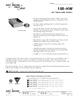 Alto-Shaam Halo Heat 100-HW SERIES Maintenance preview