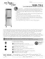 Предварительный просмотр 1 страницы Alto-Shaam Halo Heat 1000-TH-I Specifications