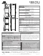 Предварительный просмотр 2 страницы Alto-Shaam Halo Heat 1000-TH-I Specifications