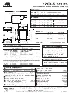 Preview for 2 page of Alto-Shaam Halo Heat 1200-S Specification Sheet