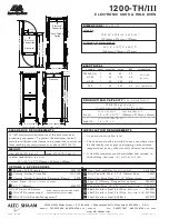 Предварительный просмотр 2 страницы Alto-Shaam Halo Heat 1200-TH/III/HD Specification Sheet