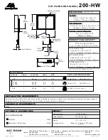 Preview for 2 page of Alto-Shaam Halo Heat 200-HW Specification Sheet