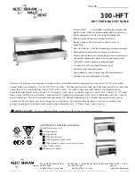 Preview for 1 page of Alto-Shaam HALO HEAT 300-HFT Specification Sheet