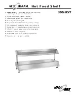 Alto-Shaam HALO HEAT 300-HST Specification Sheet preview