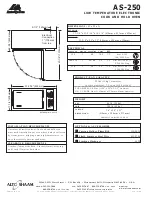 Preview for 2 page of Alto-Shaam Halo Heat AS-250 Specifications