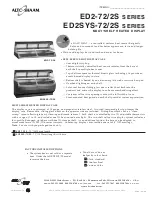 Preview for 1 page of Alto-Shaam HALO HEAT ED2-72 Specification Sheet