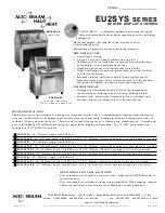 Alto-Shaam HALO HEAT EU2SYS-48 Specification Sheet preview