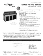 Alto-Shaam HALO HEAT EU2SYS-96 Specification Sheet preview