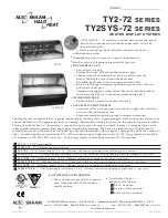 Alto-Shaam HALO HEAT TY2-72 SERIES Specification Sheet preview