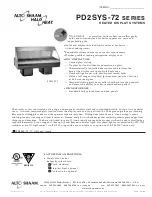 Preview for 1 page of Alto-Shaam Heated Display Systems PD2SYS-72 Specifications