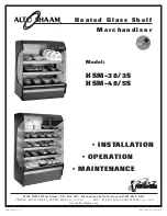 Preview for 1 page of Alto-Shaam HSM-38/3S Installation Operation & Maintenance