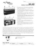 Alto-Shaam Mobile Carving Station GC-89 Specification Sheet preview