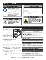 Preview for 6 page of Alto-Shaam PLATINUM Series Installation Operation & Maintenance