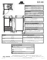 Preview for 2 page of Alto-Shaam quickchiller QC-40 Specification Sheet