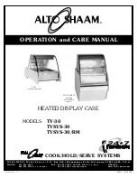 Alto-Shaam TY-30 Operation And Care Manual preview