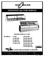 Preview for 1 page of Alto-Shaam TY-96 Operation And Care Manual