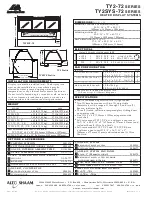 Preview for 2 page of Alto-Shaam TY2-72 Specifications