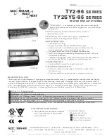 Alto-Shaam TY2-96 Specifications preview