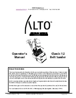 Alto 07055C Operator'S Manual preview