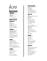 Preview for 60 page of Alto 748 L Operator'S Manual