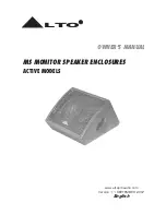 Предварительный просмотр 1 страницы Alto ACTIVE Owner'S Manual