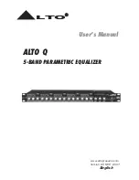 Preview for 1 page of Alto ALTO Q User Manual