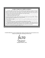 Предварительный просмотр 51 страницы Alto Bext-100 Operator'S Manual