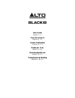 Preview for 1 page of Alto Black 15 User Manual