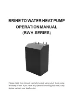 Alto BWH Series Operation Manual preview