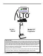 Alto ClarKE 577 Service Manual preview