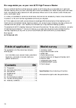 Preview for 3 page of Alto COMPACT 1050 X-TRA Instruction Manual