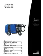 Предварительный просмотр 1 страницы Alto CS 1020 DE Operating Instructions Manual
