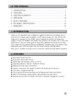 Preview for 3 page of Alto D1 Owner'S Manual