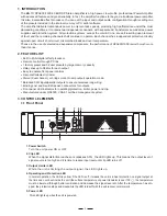 Предварительный просмотр 5 страницы Alto DPA 1500 User Manual